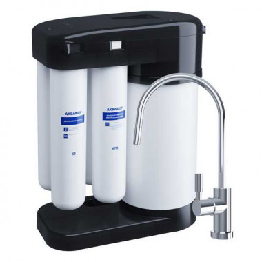 Автомат питьевой воды Аквафор DWM-102S Pro Черный Морион